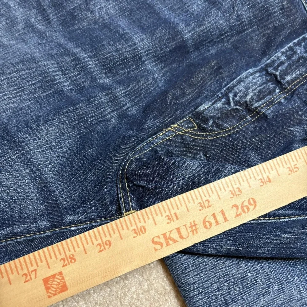 Polo Ralph Lauren Selvedge Denim Jeans Mens 44Bx30 Big Tall Straight Whiskers